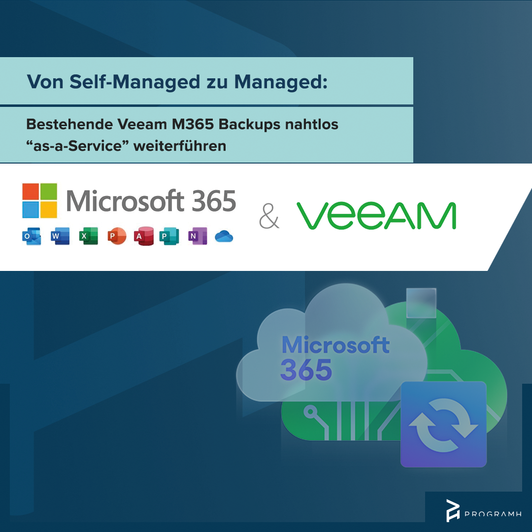Von Self-Managed zu Managed: Bestehende Veeam M365 Backups nahtlos als Service weiterführen